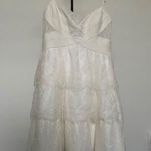 BCBG MaxAzria White Lace Dress (New)